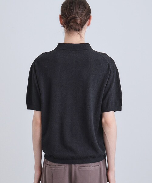【BTMK】黒ポロシャツ BTMK SWEAT POLO LR018