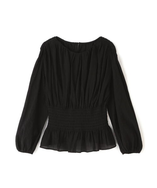 「NATURAL BEAUTY BASIC」 長袖ブラウス MEDIUM ライトグリーン レディース_画像4