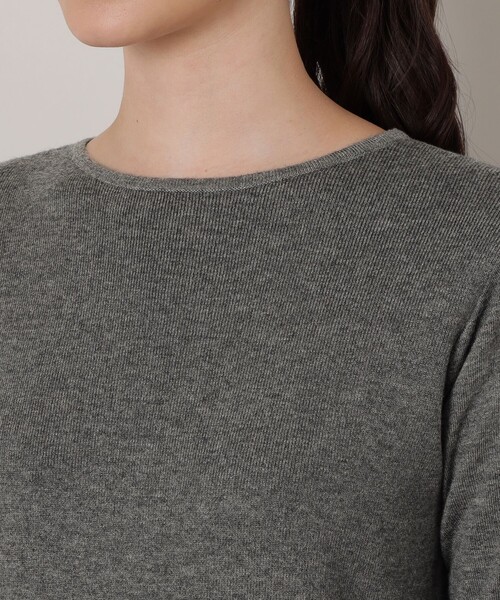 「EPOCA THE SHOP」 ニットワンピース 38 ブラック レディース_画像6