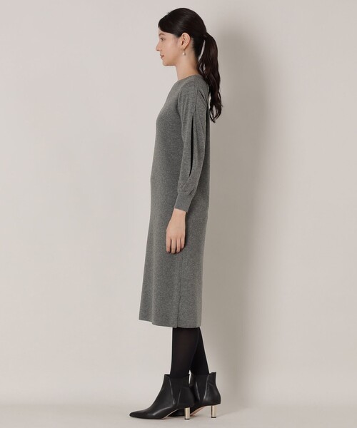 「EPOCA THE SHOP」 ニットワンピース 38 ブラック レディース_画像9