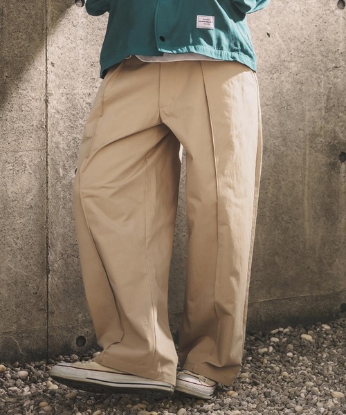 WONDER WALL MOTEL ワイドパンツ チノパン mp14445-CHINO PANTS