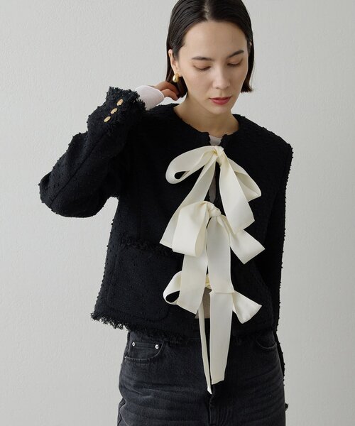 Whim Gazette（ウィム ガゼット） コート アウター ネップツイード