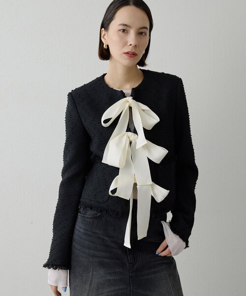 Whim Gazette（ウィム ガゼット） コート アウター ネップツイード