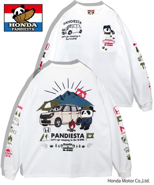 PANDIESTA（パンディエスタ） tシャツ Honda×Pandiesta TRANSALP N-ONE