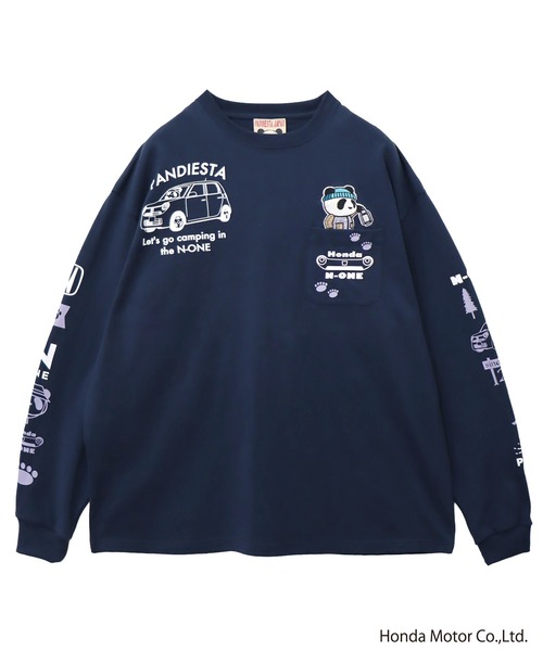 PANDIESTA（パンディエスタ） tシャツ Honda×Pandiesta TRANSALP N-ONE