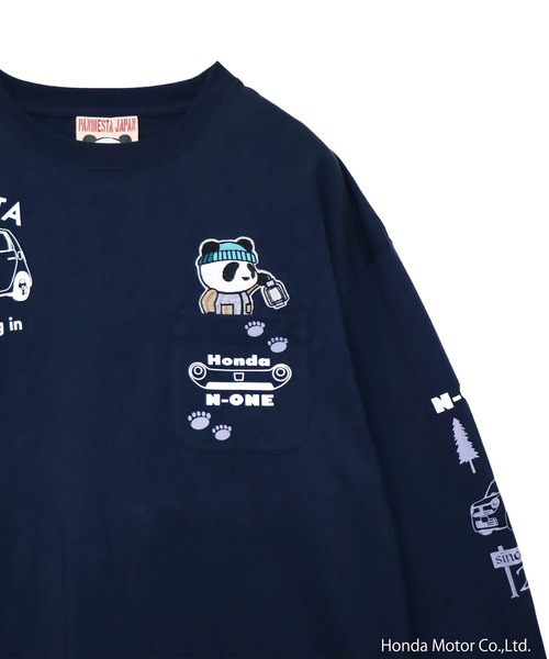 PANDIESTA（パンディエスタ） tシャツ Honda×Pandiesta TRANSALP N-ONE