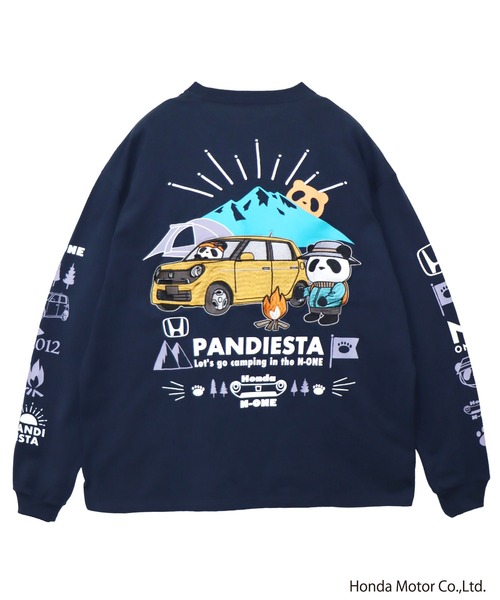 PANDIESTA（パンディエスタ） tシャツ Honda×Pandiesta TRANSALP N-ONE