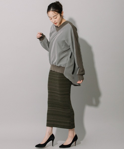 「Munich」 長袖ブラウス FREE カーキ レディース_画像4