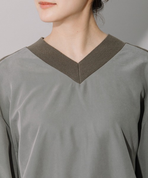 「Munich」 長袖ブラウス FREE カーキ レディース_画像7