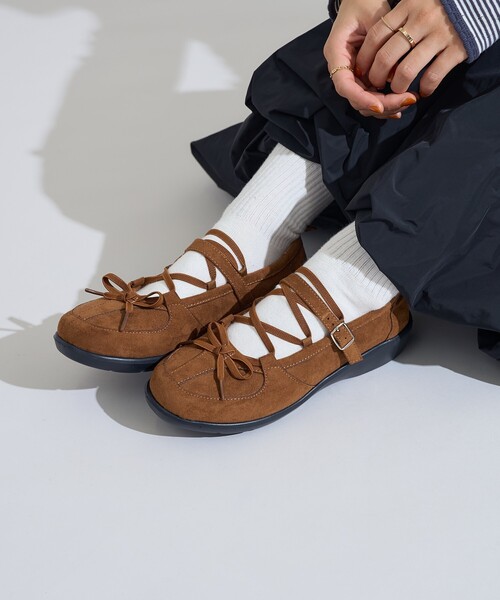 「FREAK'S STORE」 バレエシューズ 23.5cm ブラック レディース_画像3