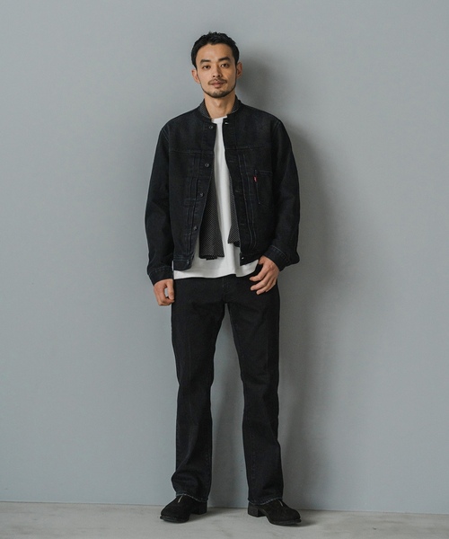 Levi's（リーバイス） デニムジャケット MEDIUM ブラック メンズ