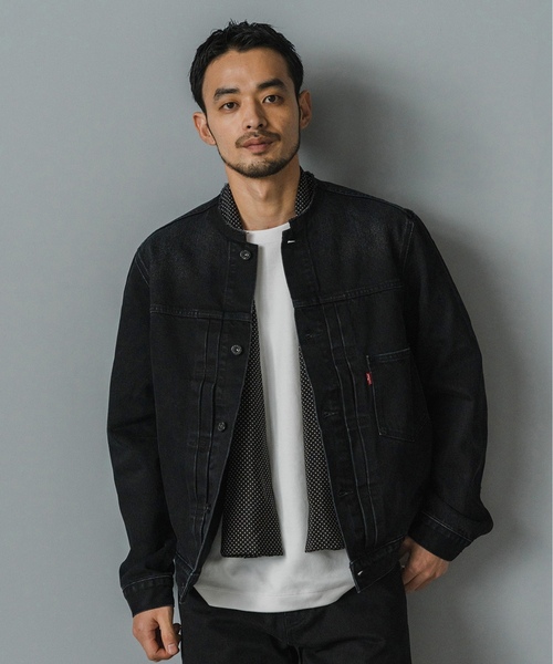 Levi's（リーバイス） デニムジャケット MEDIUM ブラック メンズ