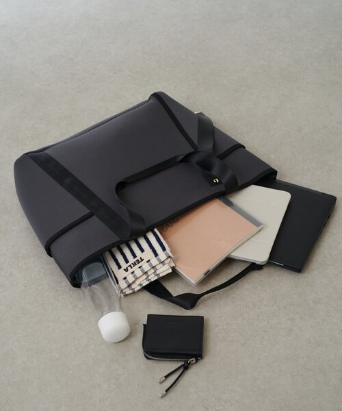 「PAPILLONNER」 トートバッグ FREE チャコールグレー レディース_画像4