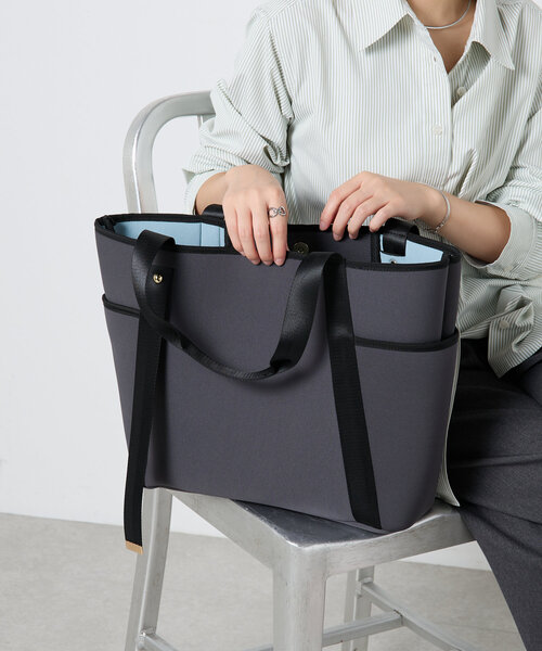 「PAPILLONNER」 トートバッグ FREE チャコールグレー レディース_画像5