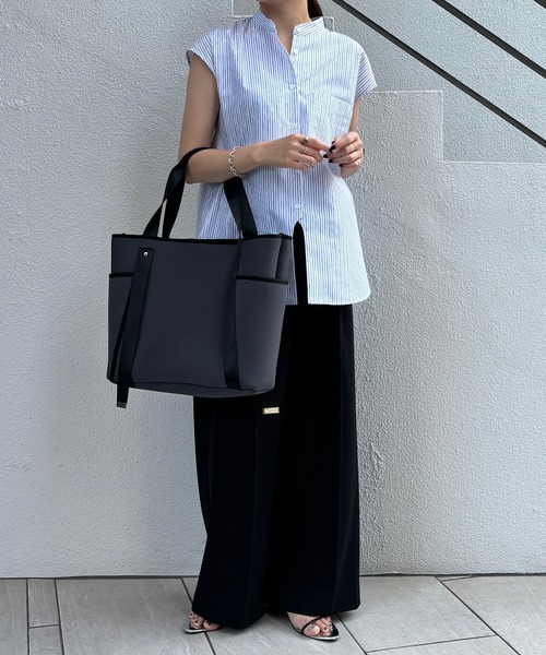 「PAPILLONNER」 トートバッグ FREE チャコールグレー レディース_画像6