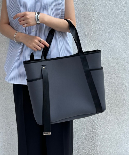 「PAPILLONNER」 トートバッグ FREE チャコールグレー レディース_画像8