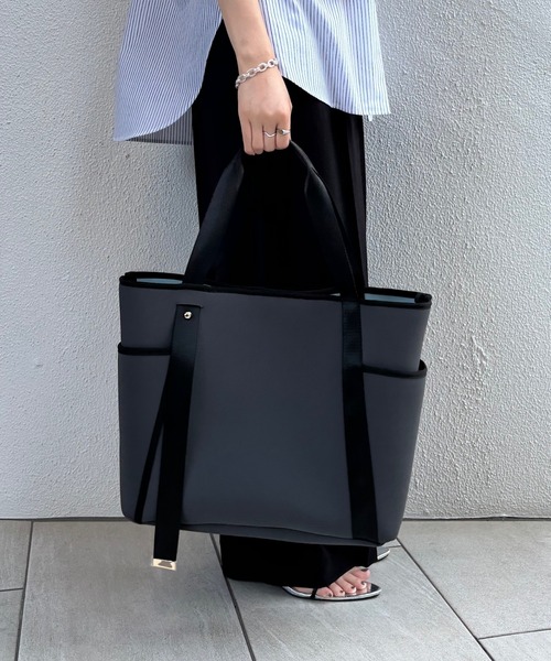 「PAPILLONNER」 トートバッグ FREE チャコールグレー レディース_画像9