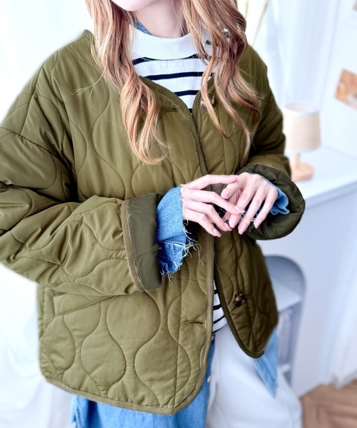 「Java」 ジャケット MEDIUM グレー レディース_画像4