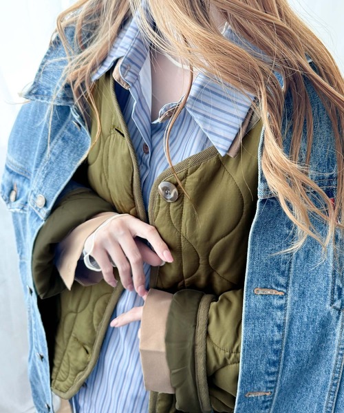 「Java」 ジャケット MEDIUM グレー レディース_画像6