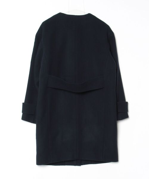 「BARNYARDSTORM」 ノーカラーコート 0 ネイビー レディース_画像2