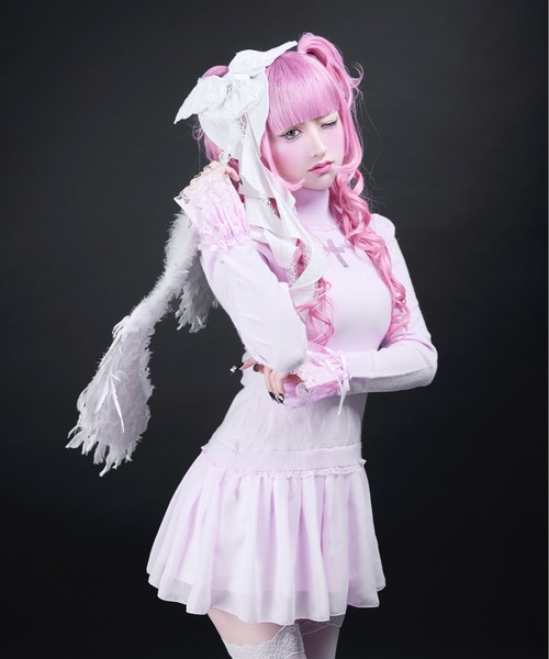 AVENCHUMU ワンピース Angel feather knit one-piece : ZOZOTOWN Yahoo