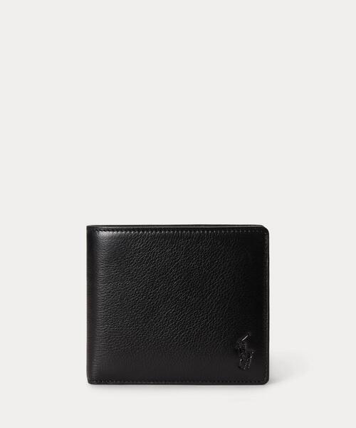 POLO RALPH LAUREN（ポロ・ラルフローレン） 財布 ペブルド レザー