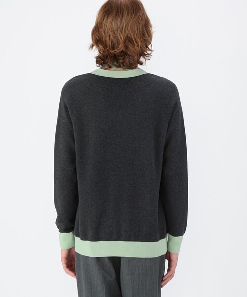「CABaN」 カーディガン M ダークグリーン メンズ_4