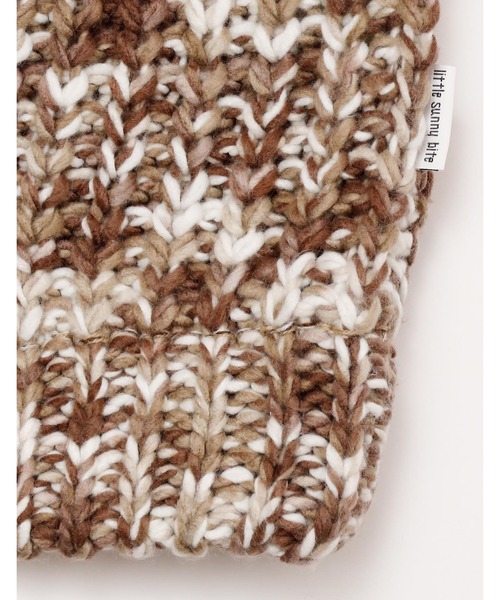 「Little sunny bite」 ニットカーディガン FREE ブラウン レディース_画像6