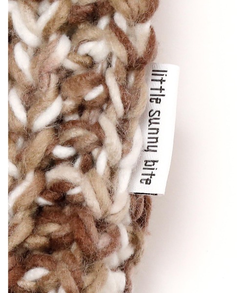 「Little sunny bite」 ニットカーディガン FREE ブラウン レディース_画像7