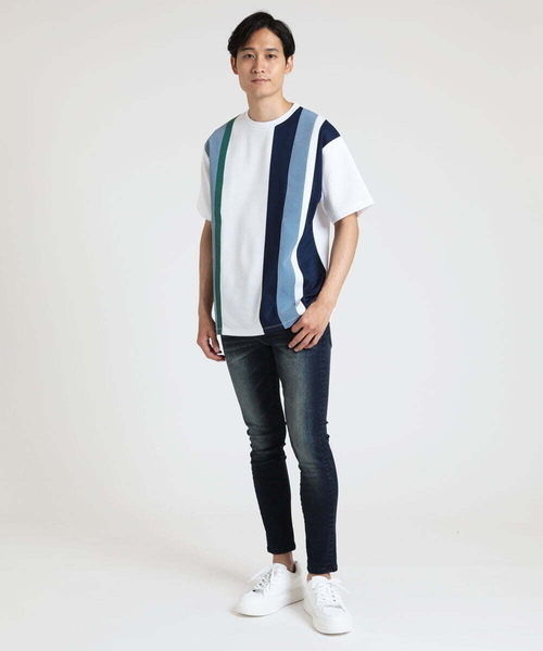 「MK MICHEL KLEIN HOMME 」 半袖Tシャツ 48 ホワイト メンズ_画像4
