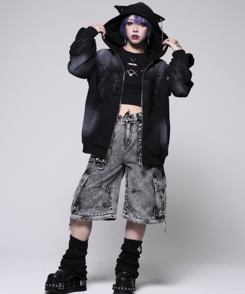 『REFLEM/レフレム』猫耳ZIPパーカー/ジップアップパーカー(完売品) REFLEM（レフレム）の「『REFLEM/レフレム』猫耳ZIPパーカー/ジップ