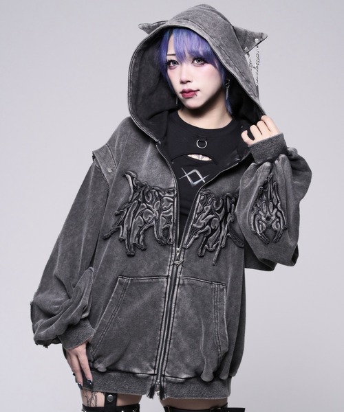 REFLEM（レフレム） パーカー 「REFLEM/レフレム」猫耳セパレート