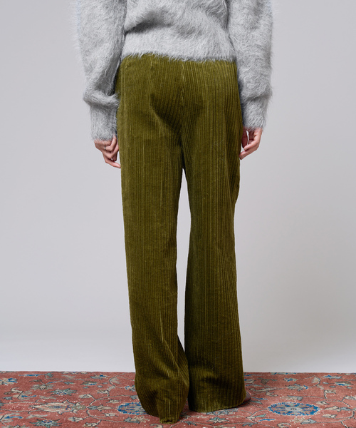 「IENA LA BOUCLE」 コーデュロイパンツ 36 ネイビー レディース_画像6
