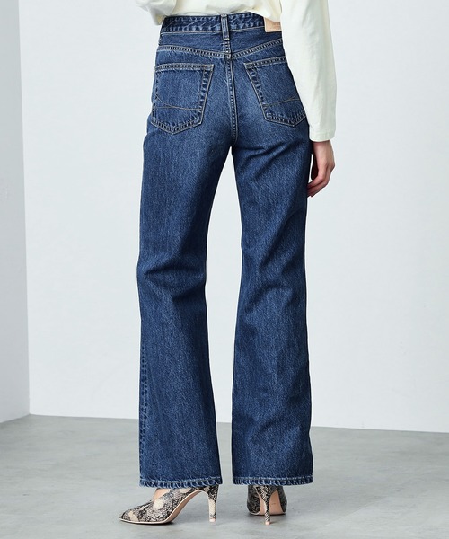 「SOMETHING」 ブーツカットデニムパンツ SMALL ブルー系その他2 レディース_画像4