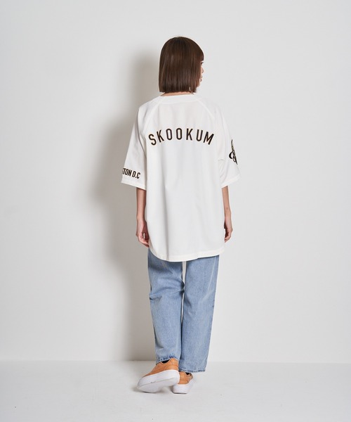 「JACKROSE」 7分袖シャツ L ネイビー メンズ_画像5