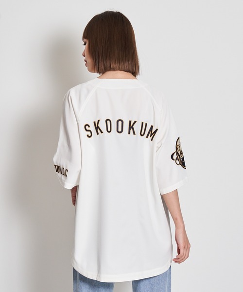 「JACKROSE」 7分袖シャツ L ネイビー メンズ_画像9