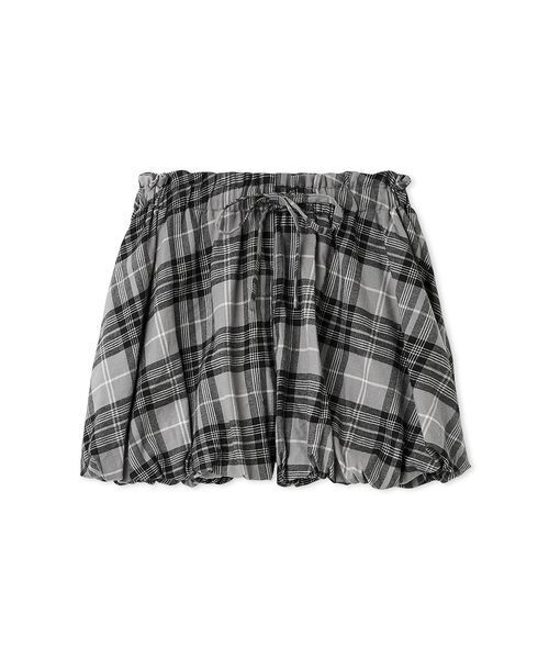 SNIDEL HOME パジャマ ルームウェア チェックバルーンパンツ