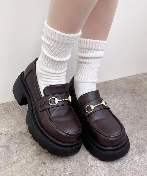 INGNI（イング） パンプス 厚底ビットローファー : ZOZOTOWN Yahoo!店 