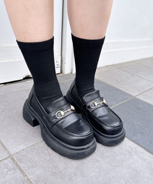 INGNI（イング） パンプス 厚底ビットローファー : ZOZOTOWN Yahoo!店 