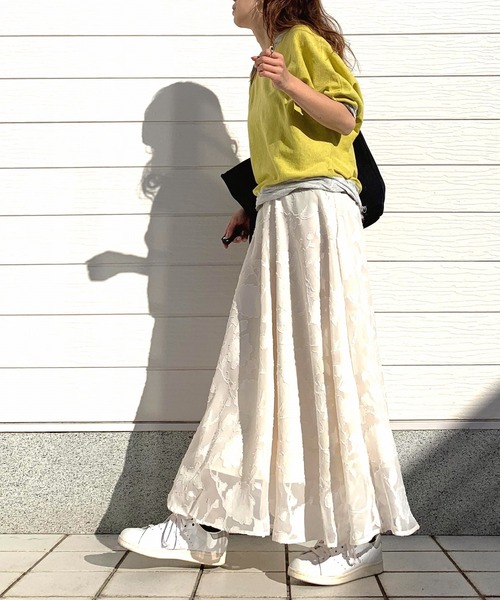 「Q」 スカート MEDIUM ブラック レディース_画像3