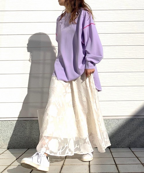 「Q」 スカート MEDIUM ブラック レディース_画像4