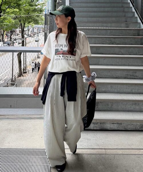 パンツ 「Enlude」アソートパターンイージーパンツ レディース メンズの画像