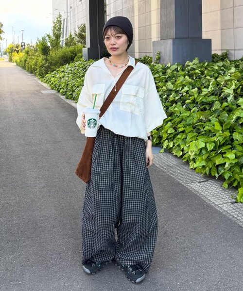 パンツ 「Enlude」アソートパターンイージーパンツ レディース メンズの画像