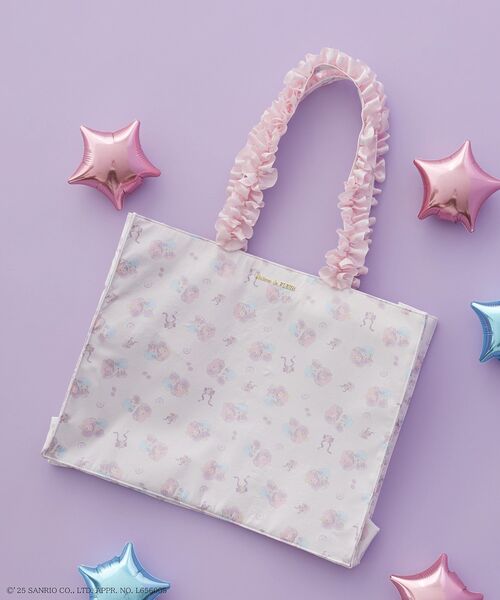 sanrio（サンリオ） トートバッグ リトルツインスターズ フリル