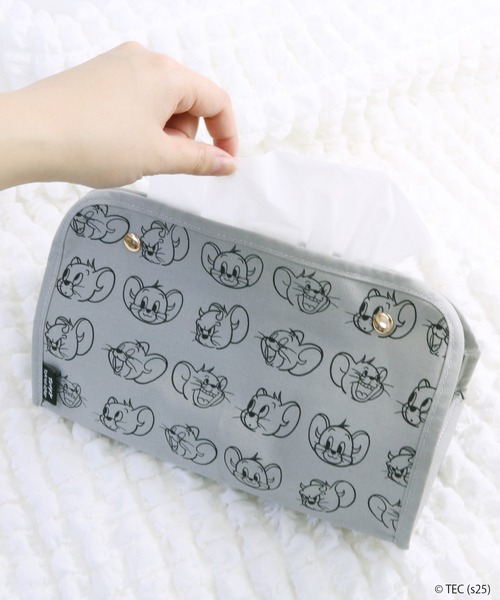 新品 ティッシュケースGRAY BBH インテリア 小物 雑貨 インテリア 「公式」TOM and JERRY×Flapper タフィーの気持ち