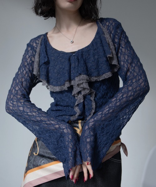 ヴィンテージ　レースブラウス April Jane】ヴィンテージレースブラウス #2カラー | ALL | JUMELLE