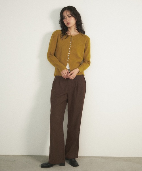 「Shelly island」 ニットカーディガン FREE ブラック レディース_画像5