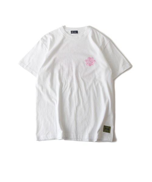 「Subciety」 半袖Tシャツ MEDIUM ブラック×ホワイト メンズ_画像6
