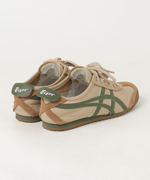 「Onitsuka Tiger」 ローカットスニーカー 23.5 ベージュ レディースの画像