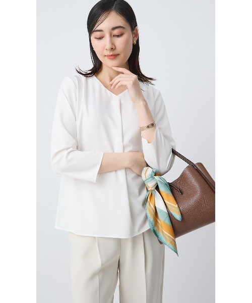 AOYAMA ブラウス シャツ 「みんなのブラウス」ゼロプレッシャー